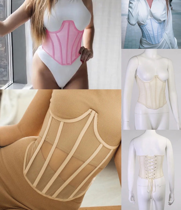 Sheer Corset With Wire